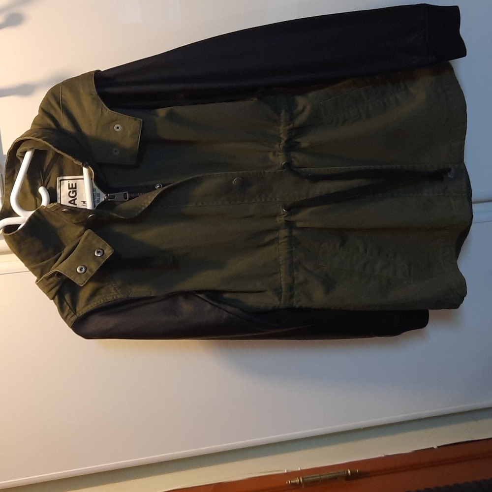 2 for $15 Garage green cargo jacket